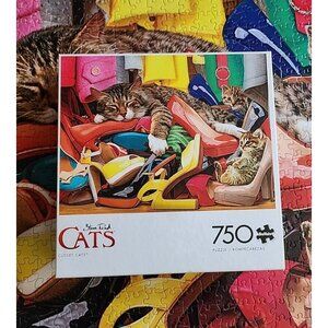 Steve Read Closet Cats Puzzle 750 Pieces 24" x 18"